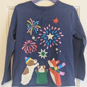 Mini Boden Holiday Shirt - 3-4T